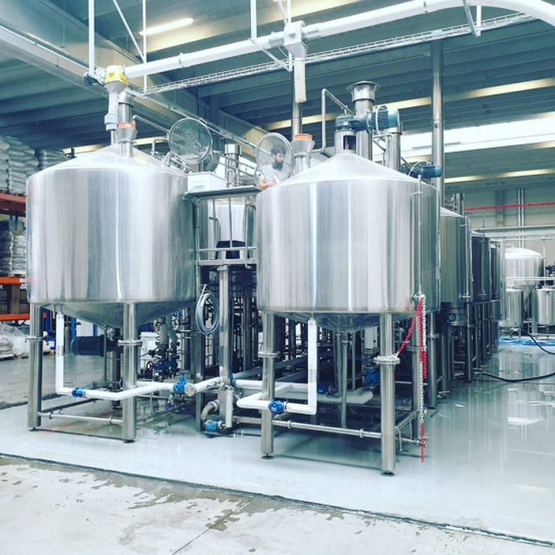 Belgium 2000L and 4000L beer brewing factory 