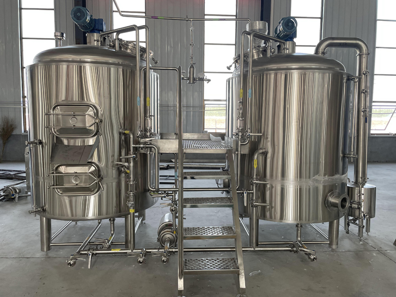Austria 1000L Compact Brewery with Direct Fire Heating 