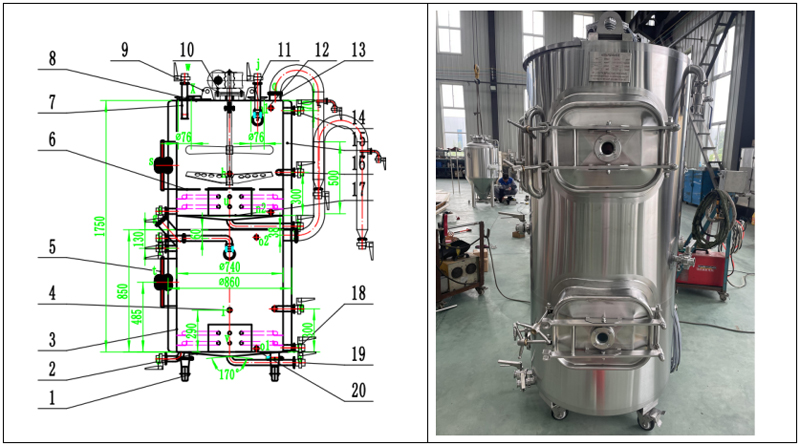 Germany 300L All in One Brewhouse