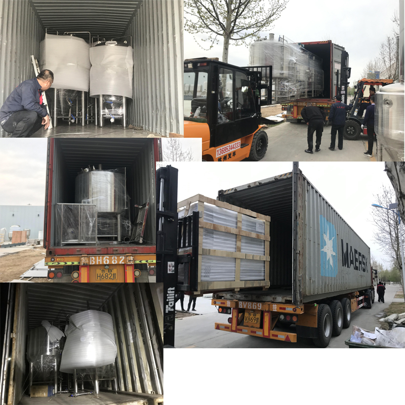 Delivery day! Austria 1000L brewery loading and delivery. 