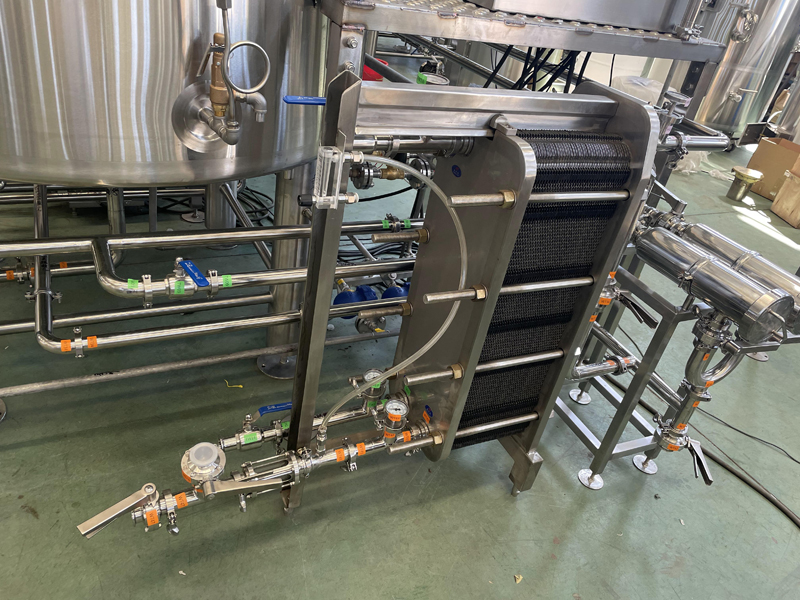 What kind of heating exchanger best used in brewery?