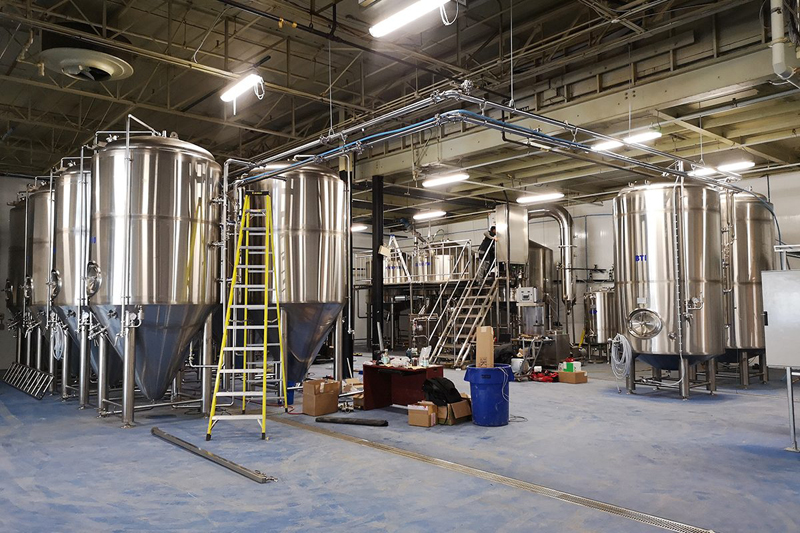 Where are flow meters used in Brewery?