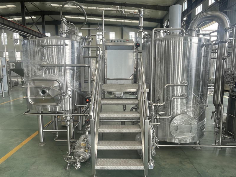 Direct fire heating brewhouse