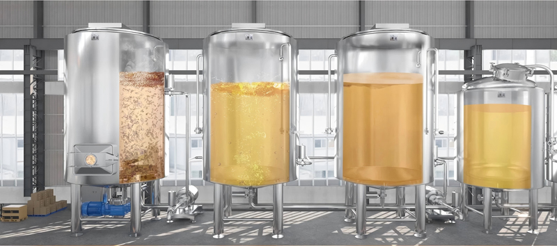Complete Commercial Kombucha Brewing System