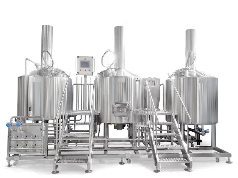 1000L 3 vessel brewhouse with steam heating 