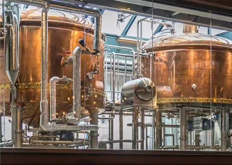 Copper brewery equipment 