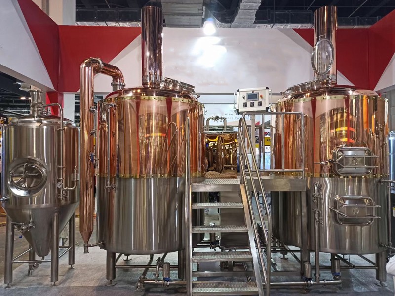 Copper brewery equipment 