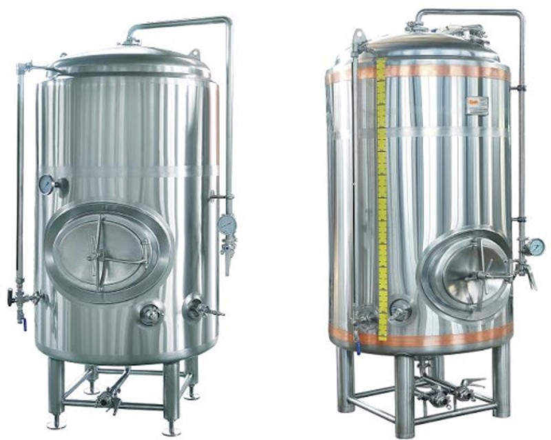 Vertical Bright Beer Tank