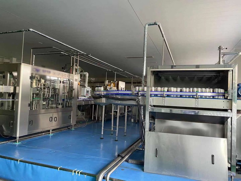 beer cans isobaric filling line 