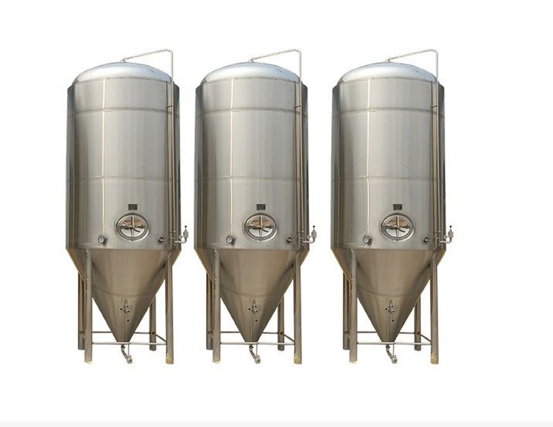 beer fermenter with side manhole 